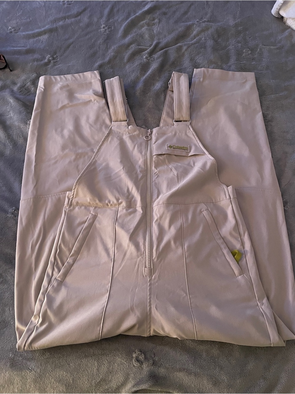 Columbia Women's Light Beige Bib Overalls